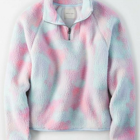 american eagle sherpa pullover